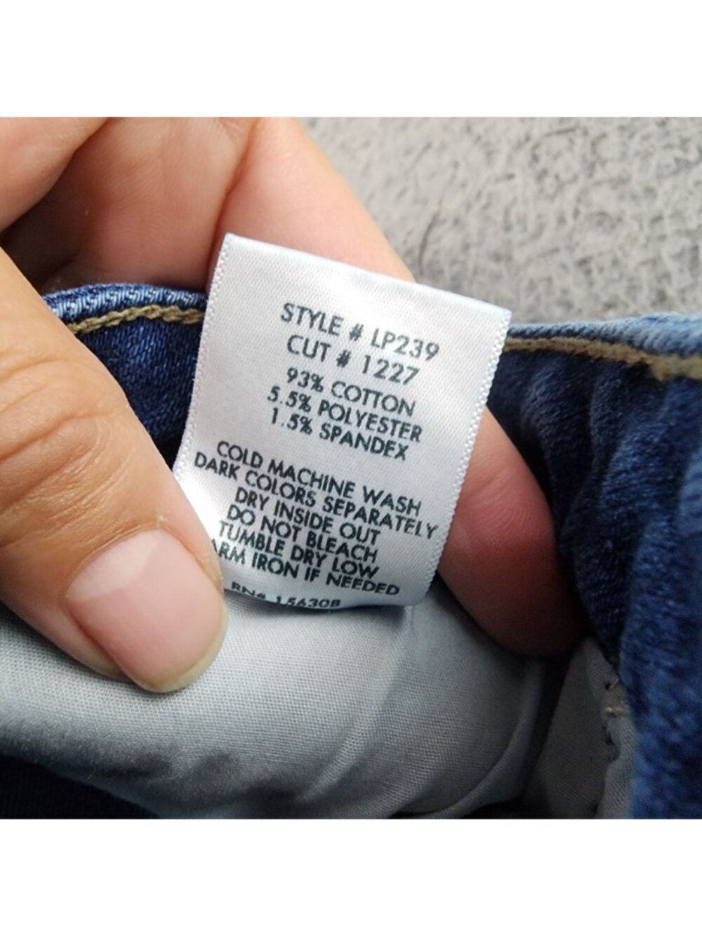 Letter To Juliet Jeans Womens 31 Bambino Blue Stretch Denim Bootcut *Read* - Picture 14 of 15
